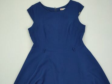 sukienki z szyfonowymi rękawami: Sukienka, 2XL, stan - Dobry