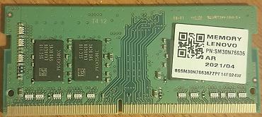 samsung 980: Operativ yaddaş (RAM) Samsung, 8 GB, 3200 Mhz, DDR4, Noutbuk üçün, İşlənmiş — 2