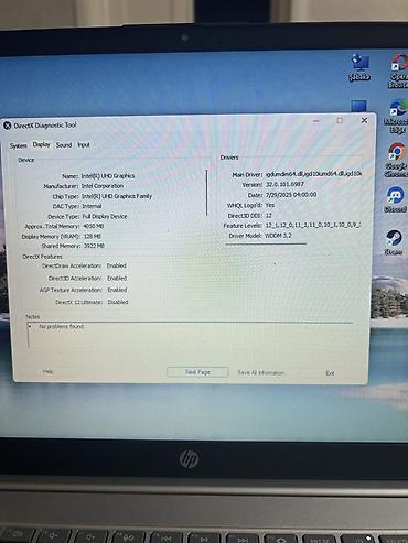 pec aliram: HP noutbuk. 256 GB SSD yaddaş. 8 Gb operativ yaddaş intel core i3-N305 — 3