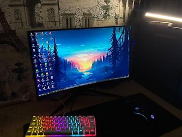 купить бу монитор 144 гц: MSI 24 düym 144Hz Curved Gaming Monitor satılır. İdeal vəziyyətdədir — 6