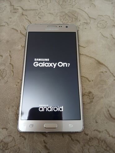 samsung j7 2015 ekran: Samsung Galaxy On7, 8 GB, rəng - Bej, Sensor