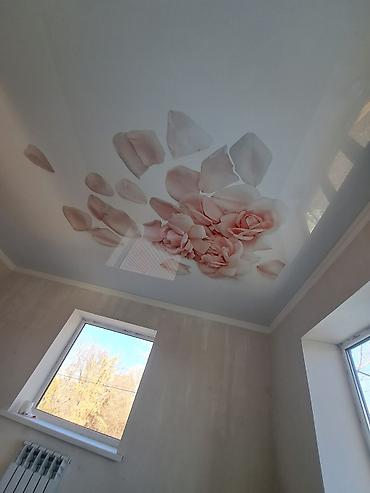 Потолочные работы: Заказ алабыз натяжной потолок, пластик эшиктер жана телезелерди — 10