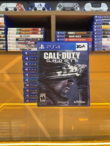 Video oyunlar və konsollar: Call of Duty Ghosts-PS4 Diski Oyun diski tam işlək vəziyyətdədir, heç — 1