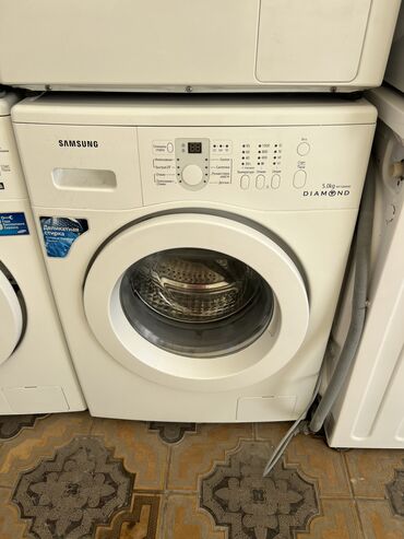 продаю стиральная машина автомат бу: Стиральная машина Samsung, Б/у, Автомат, До 6 кг, Узкая