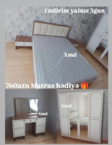 aqlay daşı qiyməti: İkinəfərlik çarpayı, Dolab, Termo, Yeni