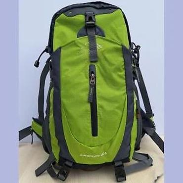 Sportske torbe i rančevi: Planinarski ranac Sentman Adventure 40L – zeleni/sivo-crni - — 9