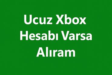 maşın maqnitofon: Xbox Hesabı Alıram 🎮 Məzmun: Oyunlu Xbox hesabın varsa alıram, içində