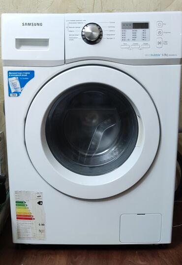 купить стиральную машину автомат бу: Стиральная машина Samsung, Б/у, Автомат, До 6 кг, Полноразмерная
