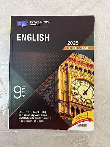 array informatika pdf 2026: Məhsul: “English – 2025 Test Toplusu” (Dövlət İmtahan Mərkəzi) — 1