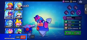 Digər: Brawl Stars oyun hesabı - Kupa: 12,298 Savaşçılar: 55/100 - Hesabda — 16