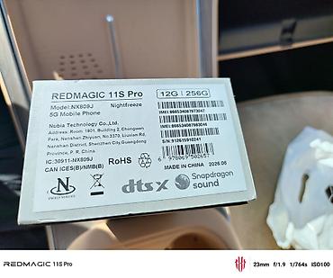 project gr: ZTE Red Magic 11s Pro, Новый, 256 ГБ, цвет - Черный, 2 SIM — 2