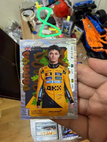 Kolleksiya kartları: Topps Formula 1 Resmi Kartlar, Qiymetler kartlarin uzerinde qeyd — 9