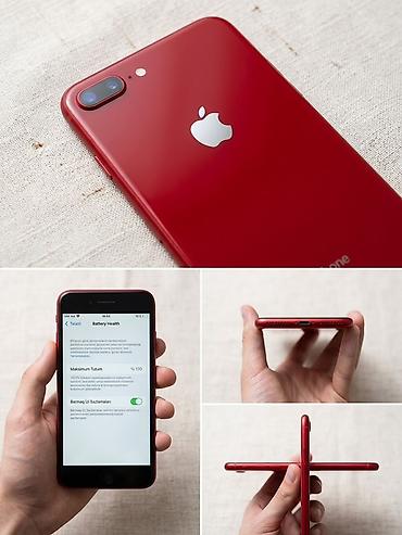 iphon 8 plus: IPhone 8 Plus, Qırmızı, Simsiz şarj — 1