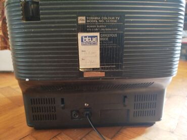 Televizori: Mali retro televizor Toshiba. Dijagonala ekrana je oko 35 cm. Za — 9