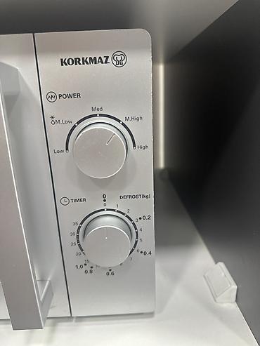 Mətbəx texnikası: Mikrodalğalı soba Korkmaz, Quraşdırılan, Mikrodalğalar ilə, rəng - Gümüşü, İşlənmiş — 2