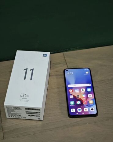 xiaomi телефоны: Xiaomi, Mi 11 Lite, Б/у, 128 ГБ, цвет - Черный, 2 SIM