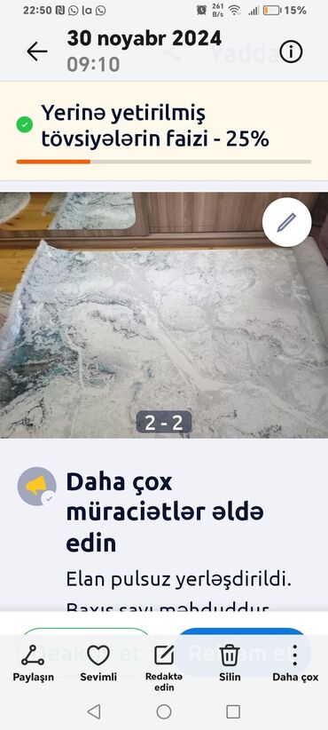 xalcalar 2019: Xalça Kredit yoxdur