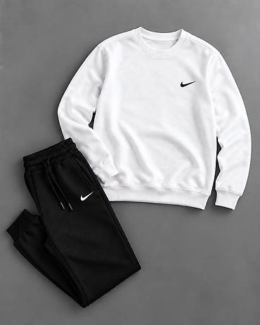 hugo boss sweatshirt: 🔥 MUŠKI KOMPLETI – BELI DUKS + CRNI DONJI DEO 🔥 Moderni i atraktivni — 4