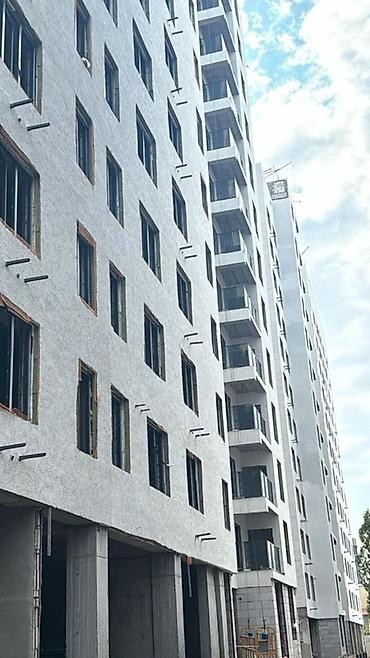 квартира село манас: 1 комната, 49 м², Кок-Жар мкр 6 этаж, ПСО (под самоотделку) — 2