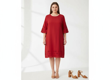 zara czerwona sukienka midi: Shein, Sukienka damska, rozmiar XL