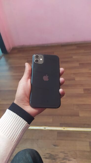 Apple iPhone: IPhone 11, 64 GB, Black Titanium, Simsiz şarj, Face ID