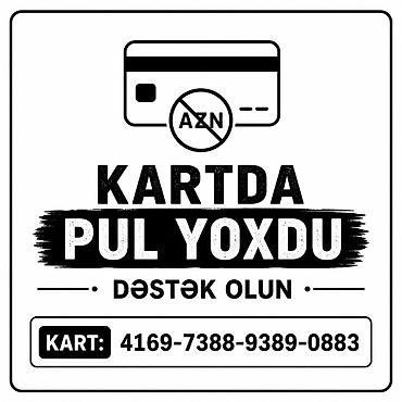 Digər xidmətlər: Xidmət: Kart vasitəsilə ianə/dəstək qəbulu Təsvir: - Mətnli bildiriş — 1