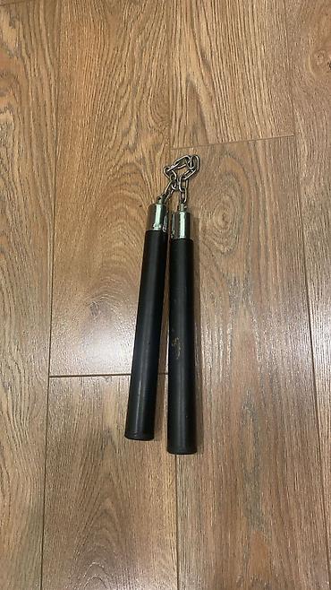 Metal məhsulları: Zəncirli nunçaku - Material: iki ədəd bərk plastik/kompozit gövdə — 2