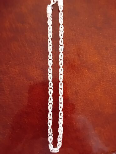 zlatne ogrlice ženske: Chain, Material: Silver