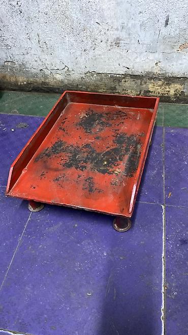 utu altligi: Peç altlıği Metaldan hazırlanmış alçaq sten/tray - Material: qalın — 6