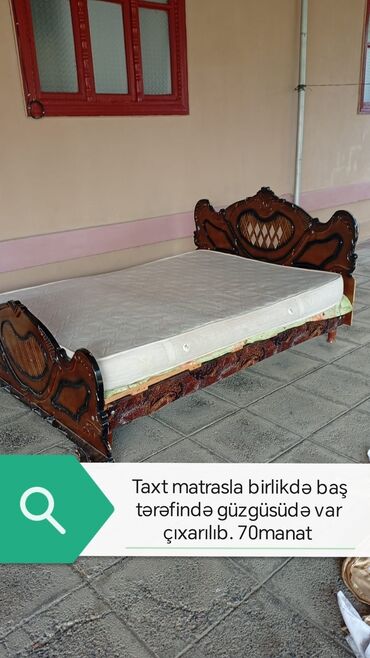 ikinci el divanların satışı: Təknəfərlik çarpayı, Bazasız, Matras ilə, Siyirməsiz