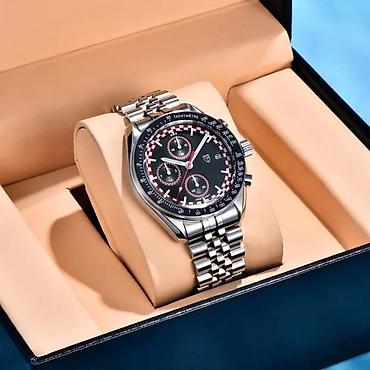 Ručni satovi: PAGANI DESIGN PD-1816 - 40mm - Crna / Crvena PAGANI DESIGN PD-1816 - — 4