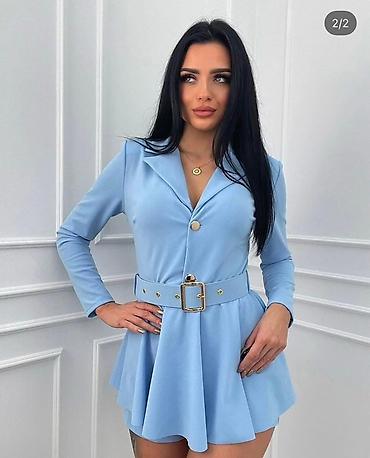 Haljine: 💫Ženska mini haljina u stilu blejzera sa kaišem
2700 din — 2