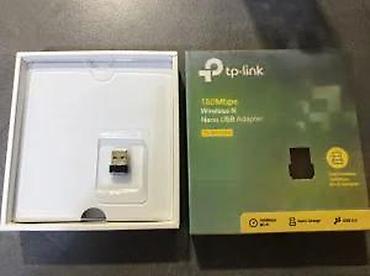 Modemi, ruteri i mrežni uređaji: TP-Link TL-WN725N – bežični N nano USB adapter (150 Mbps) - Brzina — 10