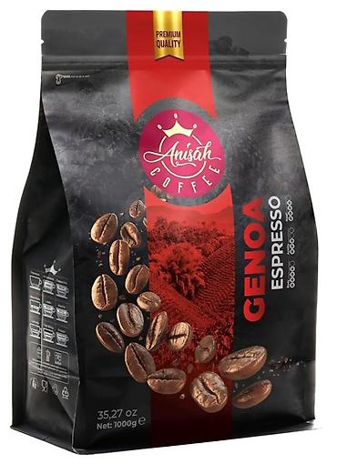 Qida məhsulları: Məhsul: Anisah Coffee – Genoa Espresso, 1000 q (35,27 oz) - Növ — 3