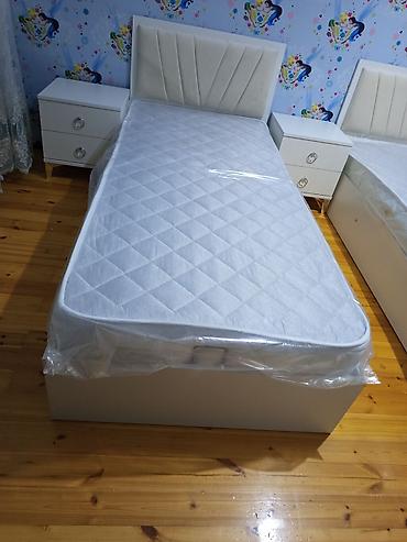Новый, Односпальная кровать, С подъемным механизмом, С матрасом, Без выдвижных ящиков, Россия — 2
