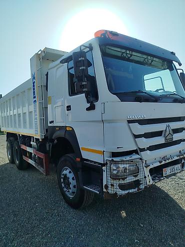 тракторный фреза: Самосвал HOWO (CNHTC) 6x4 - Кузов: стальной, высокие борта, задняя — 1