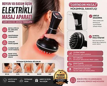 el masaj aleti: Masajor, Vibro masajor, Bədən üçün, Yeni, Ödənişli çatdırılma — 2