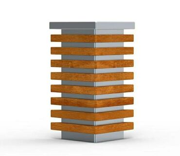 Tullantı qabları: Metal EN MMC olaraq istədiyiniz forma və ölçüde demir işlerinin — 9