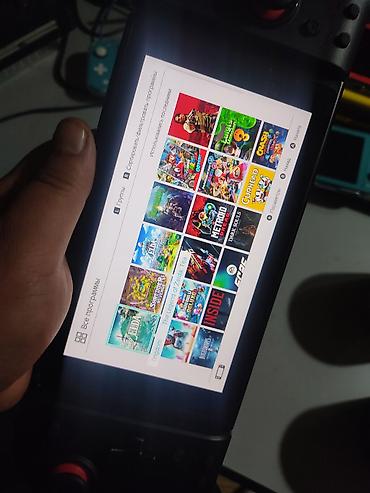 Видео оюндар жана приставкалар: Nintendo Switch вторая ревизия, чипованная (прошитая) встроенная — 6