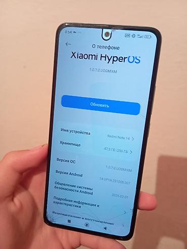 xiaomi band 10: Смартфон Xiaomi Redmi Note 14, 256 ГБ Характеристики и особенности: - — 4