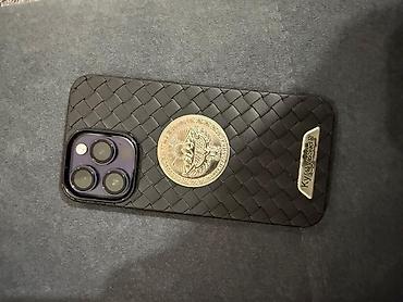Apple iPhone: IPhone 14 Pro Max, Б/у, 256 ГБ, Deep Purple, Чехол, 80 % — 1
