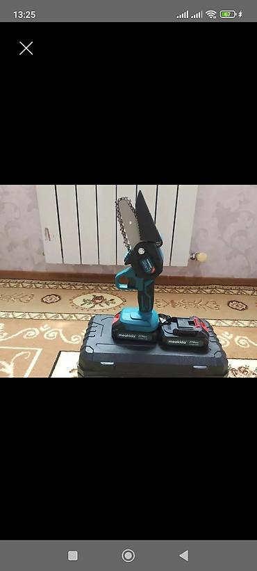 elektrik misarlar: Məhsul: Portativ akkumulyatorlu mini elektrik mişarı (zəncirli) — 1