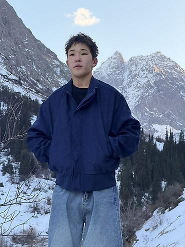 Бомберы: Бомбер, Осень-весна, Оверсайз, XL — 1