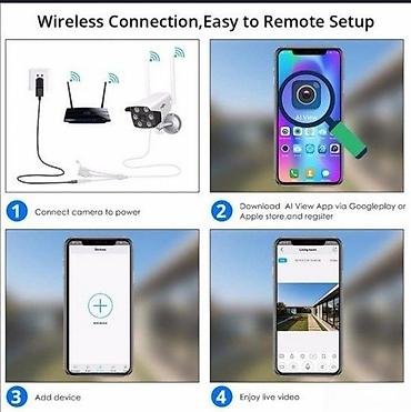 ormar od punog drveta: 🎥 IP WiFi P2P HD KAMERA 2MP / 3MP / 5MP FullHD 1080P • IP66 • Noćno — 3