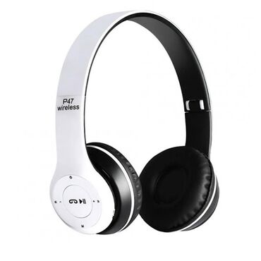 p47 wireless: Yeni Simsiz (Bluetooth) Qulaqcıqlar, rəng - Ağ