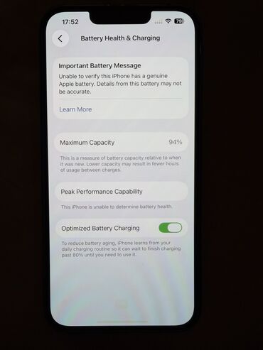 Apple iPhone: IPhone 13, 128 GB, Mavi, Face ID, Simsiz şarj — 10