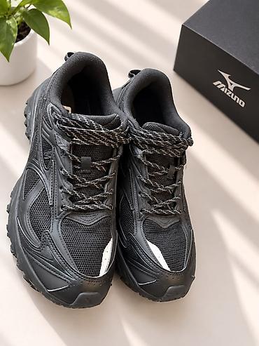 Мужская обувь: Мужские кроссовки, 42.5, Mizuno, Б/у, цвет - Черный, Самовывоз — 7