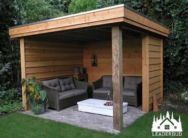 Digər bağ, çöl mebeli: Taxta bağ köşkü / açıq hava lounge pavilyonu - Dizayn: Müasir -da lalafo.az — 2 Digər bağ, çöl mebeli: Taxta bağ köşkü / açıq hava lounge pavilyonu - Dizayn: Müasir — 2