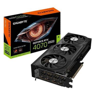 4070 ti super: Видеокарта, Новый, Gigabyte, GeForce RTX, 12 ГБ, Для ПК