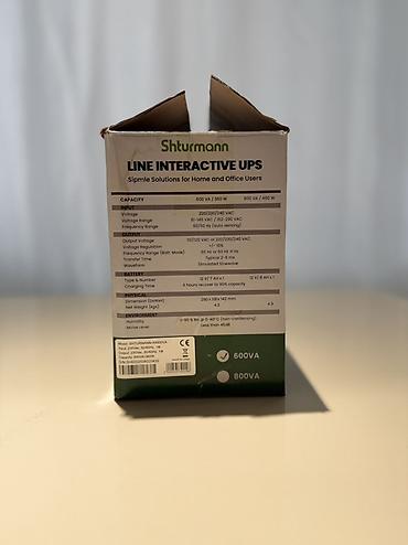 12v 7ah: Yeni UPS, < 500 Vt, Rozetkaların sayı - 2 — 2